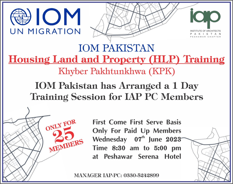 One Day Training organized by IOM for IAP PC member